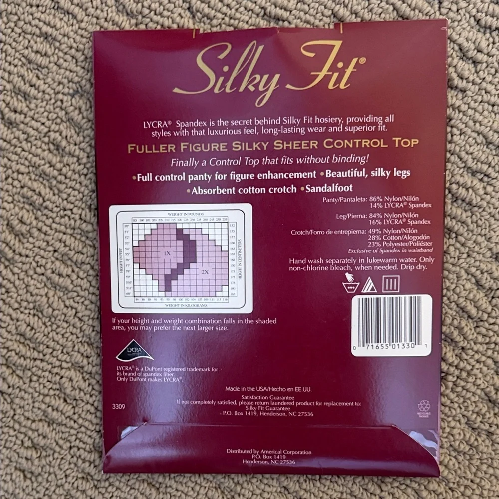 Silky Fit vintage sheer
